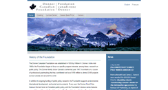 Desktop Screenshot of donnerfoundation.org